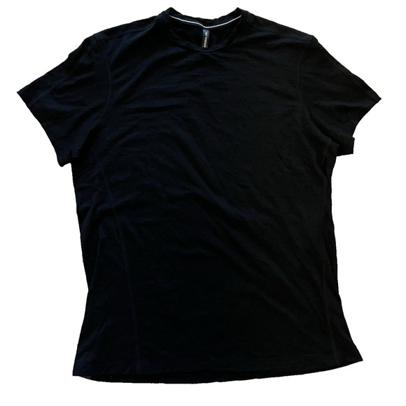 Ten Thousand The Merino Shirt Mens Large Black Tee T-Shirt Athletic Running Wool - Picture 2 of 8